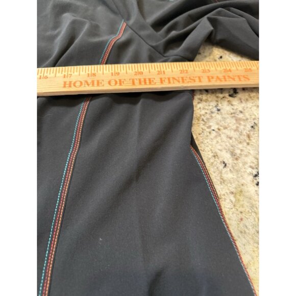 VTG ALAIN WEIZ 14 SILK BLOUSE TOP FALL HALLOWEEN JACKET TUNIC LIKE EILEEN FISHER - Picture 7 of 13